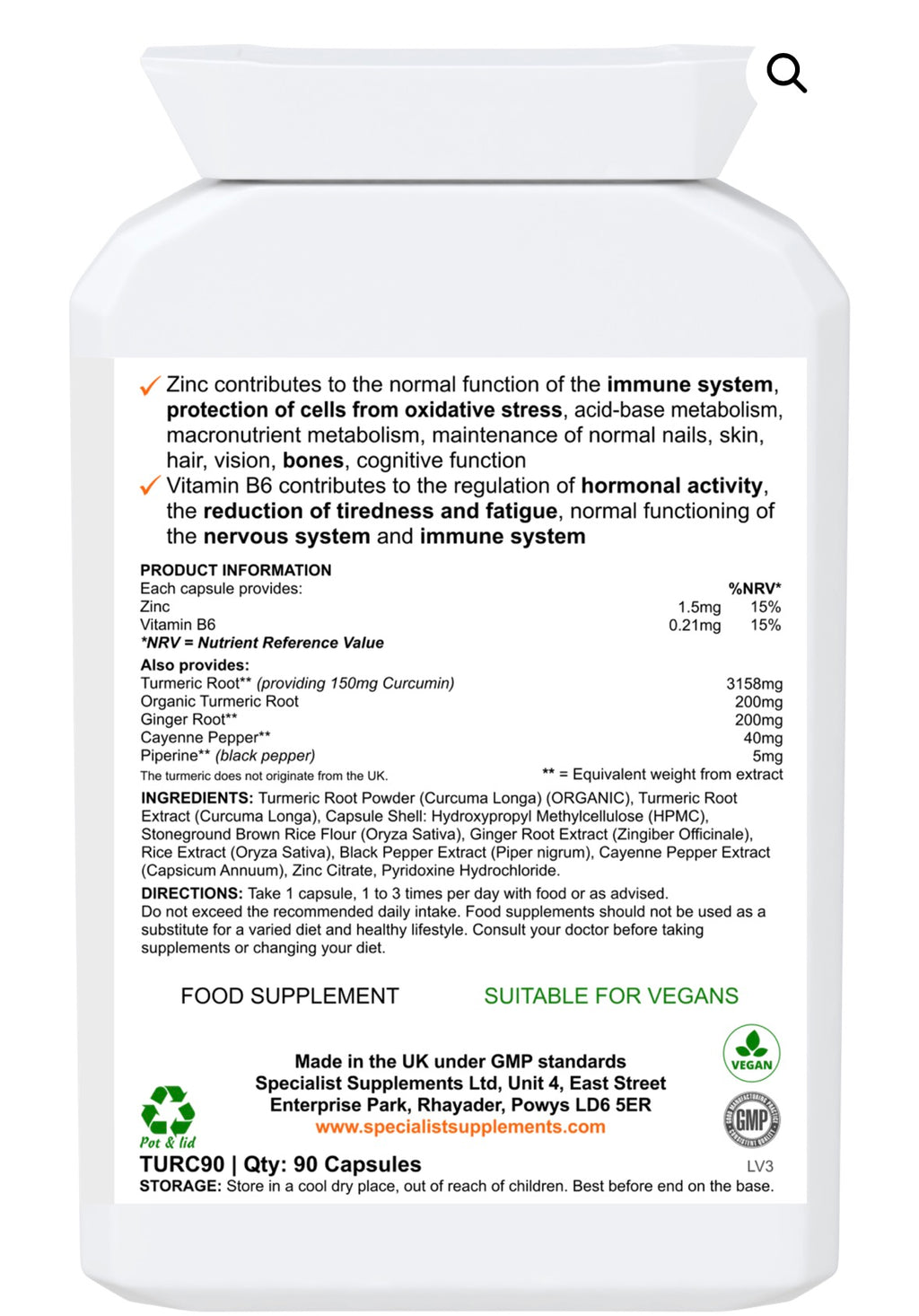 Turmeric herbal combo