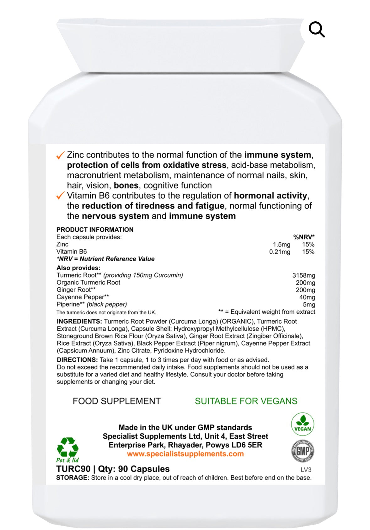 Turmeric herbal combo