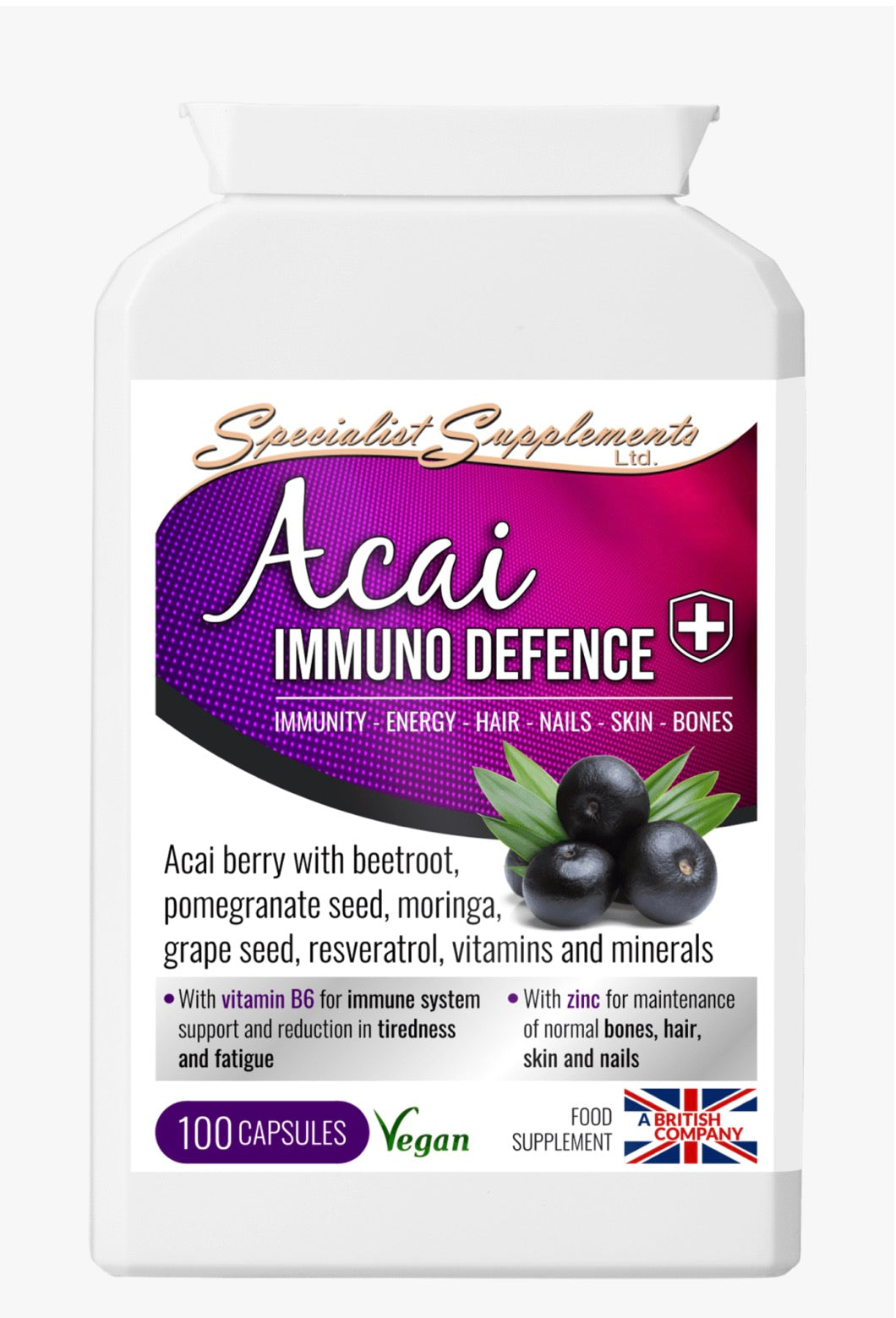 Acai immune defence