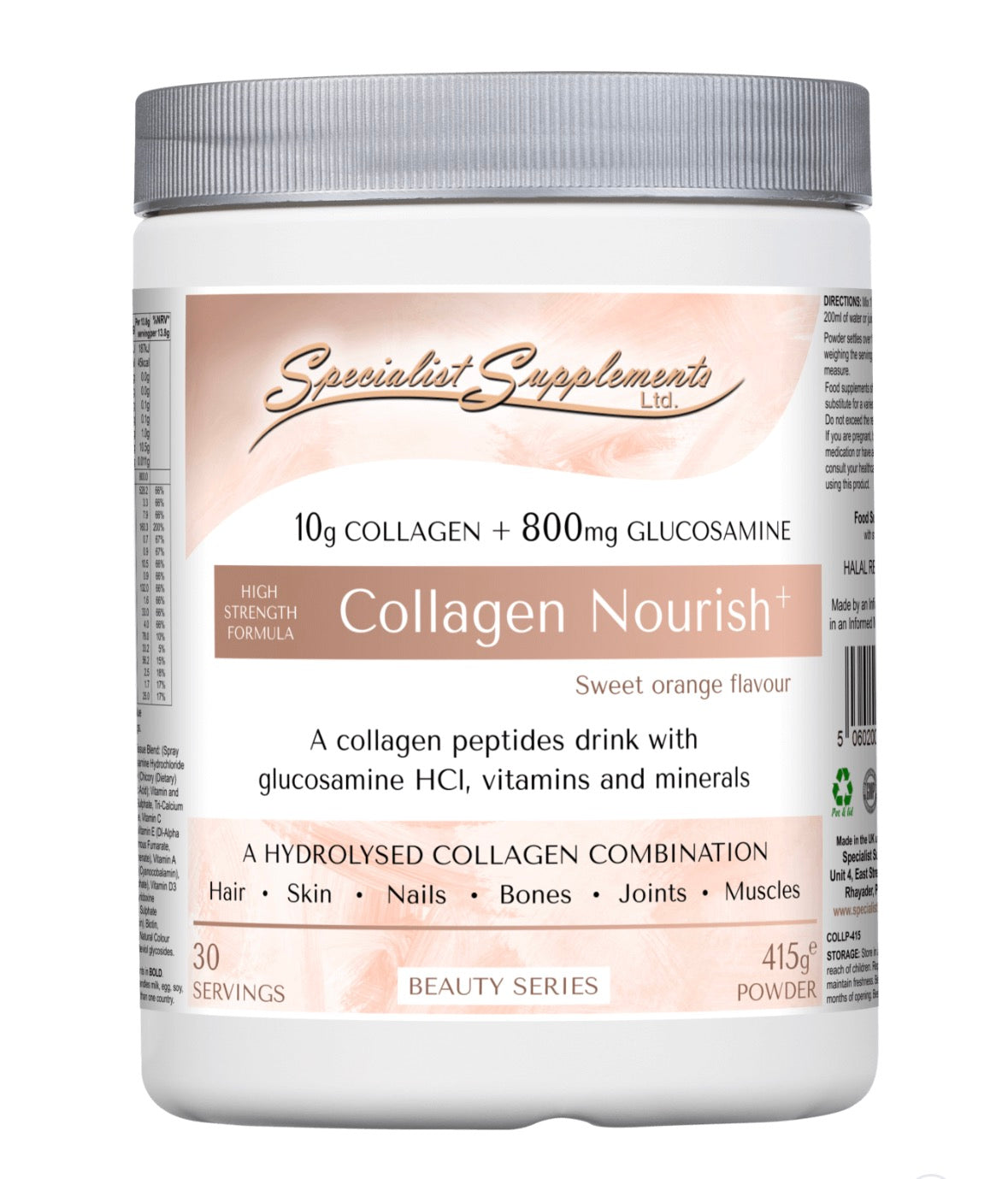 Collagen Nourish + (sweet orange flavour)