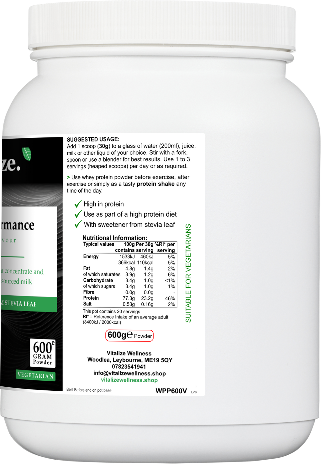 WheyPerformance (Vanilla Flavour)